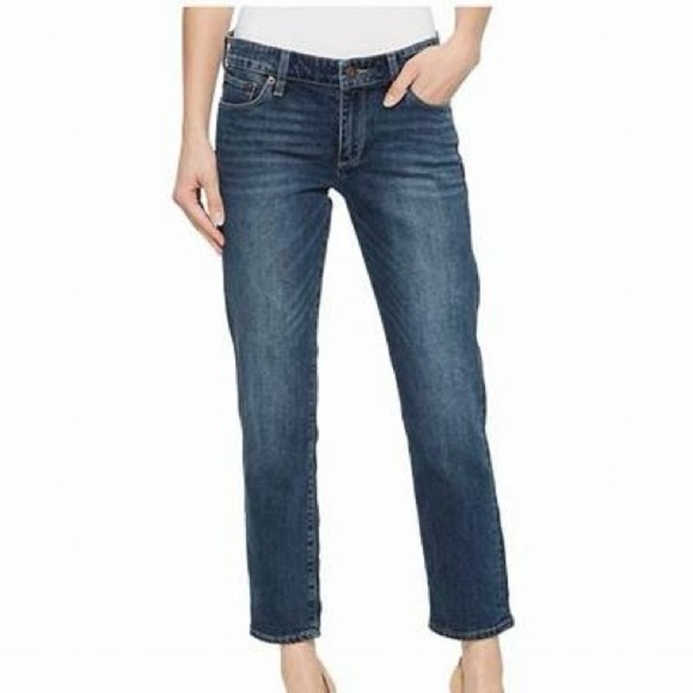 Lucky Brand Cropped Straight Leg Jeans